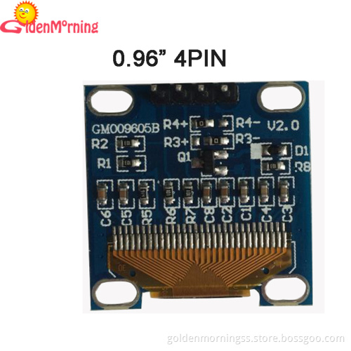 0.96" OLED Display IIC interface yellow and blue color